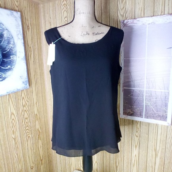 minuoyi womens black sleeveless top - Picture 1 of 6